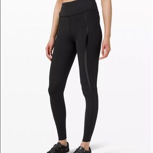 Gloss Trim Run Super-High-Rise Tight 28"